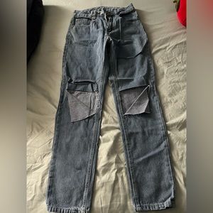 Straight leg jeans